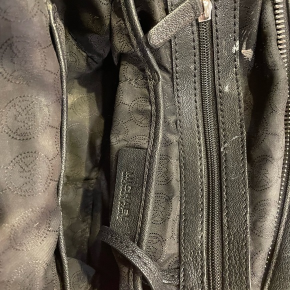 Michael Kors Black Pebble Leather Crossbody - Picture 5 of 6